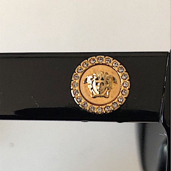 Versace - Sunglasses Cat-Eye Medusa Crystal - Black - Sunglasses - Versace Eyewe main image 11